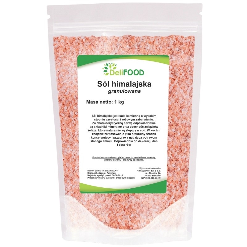 Sól himalajska granulowana (DeliFood) 1000g
