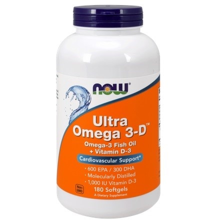 Ultra Omega 3 + D3 180 kaps