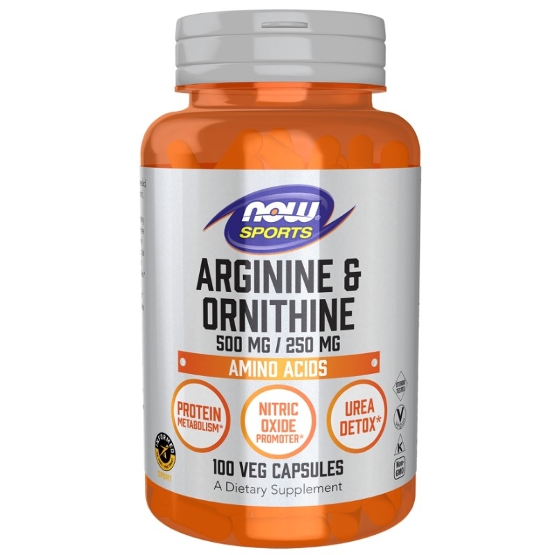 L-Arginina & L-Ornityna 500/250 100 kaps.