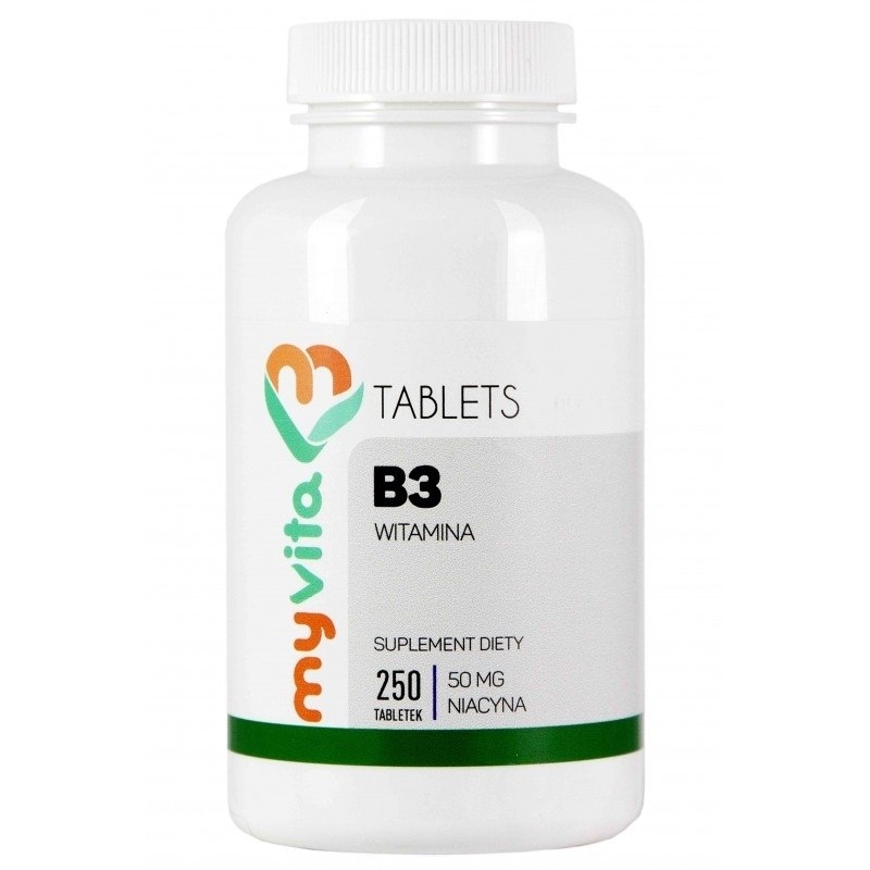 Witamina B3 (Niacyna) 50mg 250 tabl.