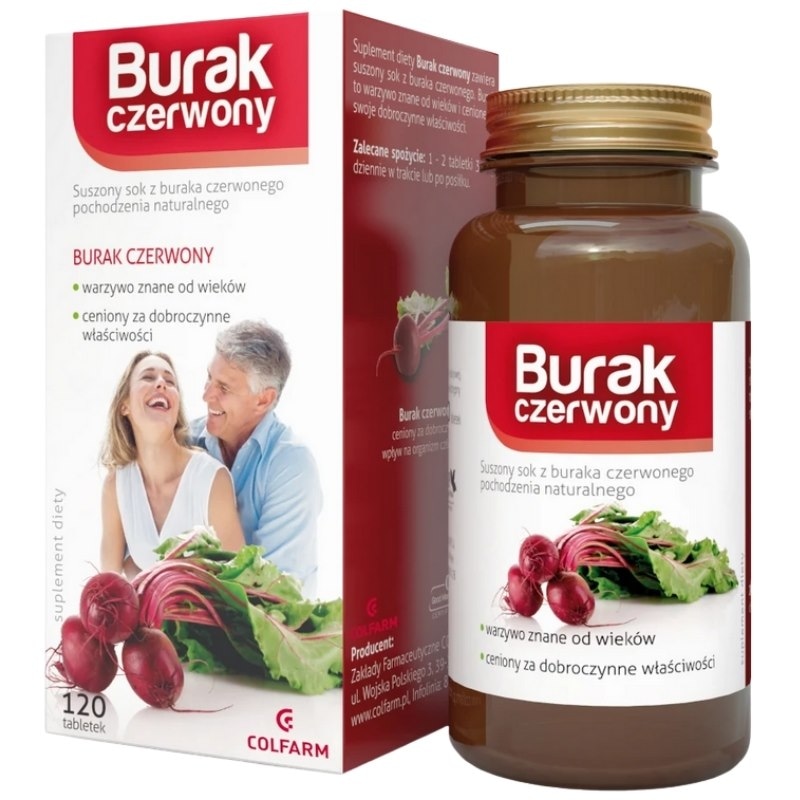 Burak czerwony 120 tabl.