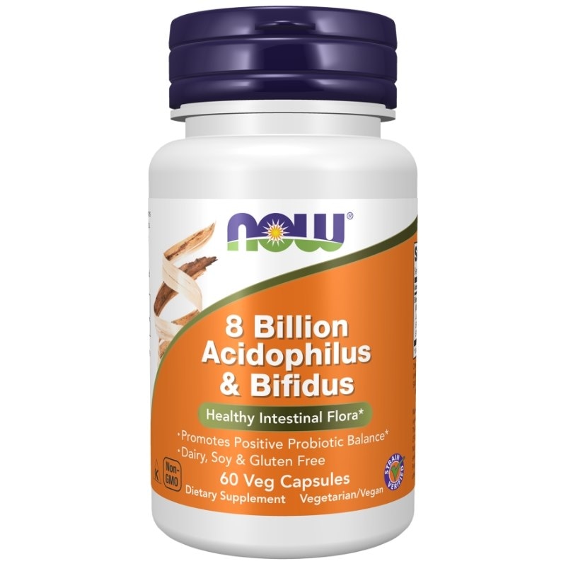 8 Billion Acidophilus & Bifidus 60 kaps. wegetariańskich